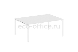 Стол переговорный (1 столешница) METAL SYSTEM STYLE БП.ПРГ-1.5 Белый / Белый металл фото