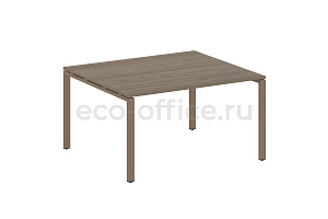 Стол переговорный (1 столешница) METAL SYSTEM STYLE БП.ПРГ-1.3 Вяз Благородный / Мокко металл фото