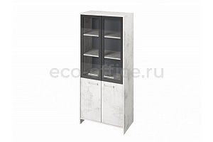 Шкаф для документов FESTUS FI-671.D Хромикс Белый фото
