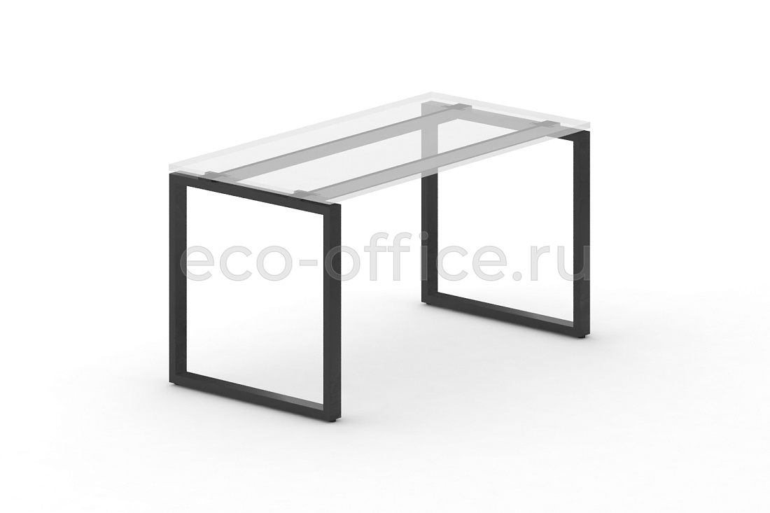 Металлокаркас на O-образных опорах 60x30 для стола 1800*720 Черный металл  стоимость