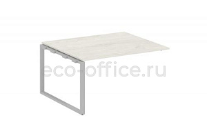 Проходной наборный элемент переговорного стола METAL SYSTEM STYLE БО.ППРГ-3 Дуб Наварра / Серый металл фото