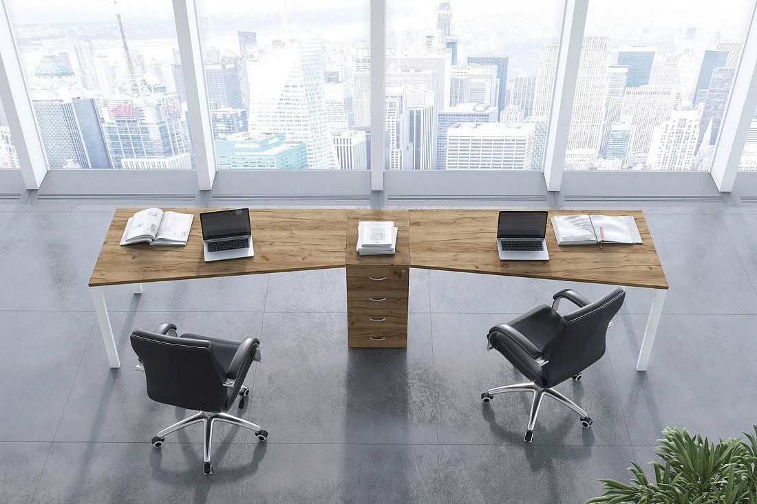 мебель для персонала tess дуб крафт золотой фото