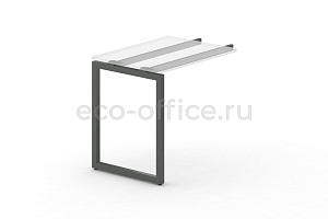 Металлокаркас на O-образной опоре 40х40 для приставки 600*600 Антрацит металл фото