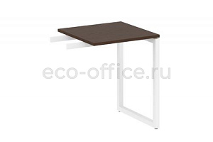 Приставной элемент на О-образном м/к METAL SYSTEM QUATTRO 4x4 40БО.ПР-1 Венге Цаво / Белый металл фото