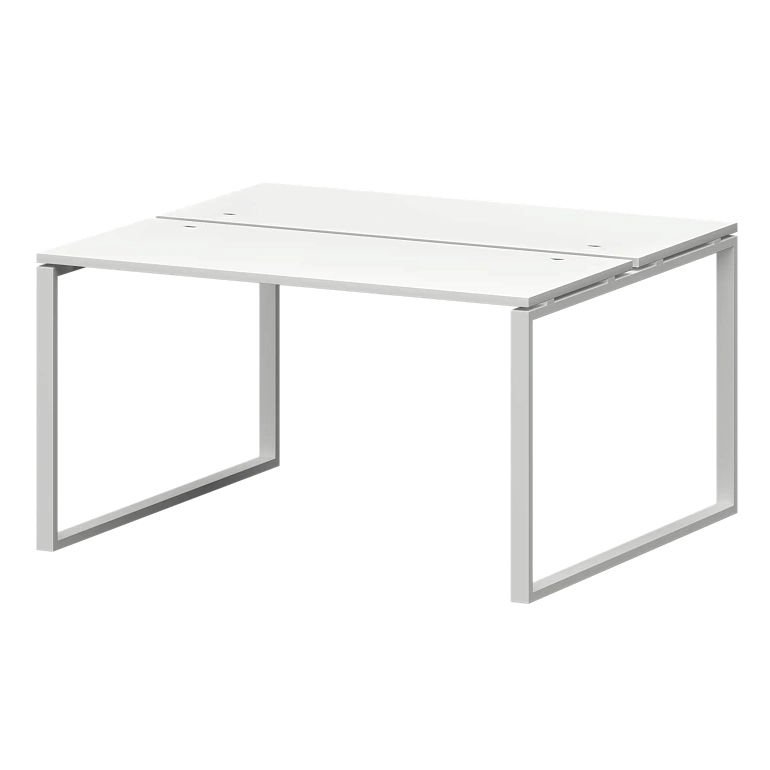 бенч двойной на металлокаркасе protech смс2-о-10к.120.пр25 белый/белый фото