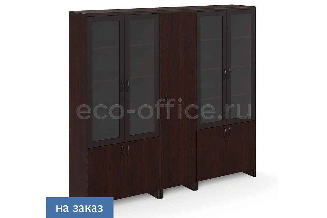 Шкафная композиция для бумаг/одежды LEGNO 102 706 Палисандр купить в Москве