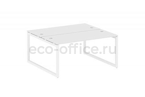 Рабочая станция METAL SYSTEM QUATTRO 5x5 50БО.РАС-СП-2.4 Белый / Белый металл фото