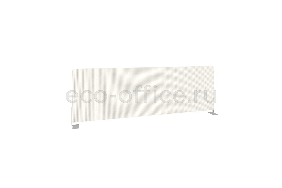 Экран тканевый для стола боковой L1200 METAL SYSTEM STYLE Б.ТЭКР-120 Белая сетчатая ткань TW10 купить в Москве