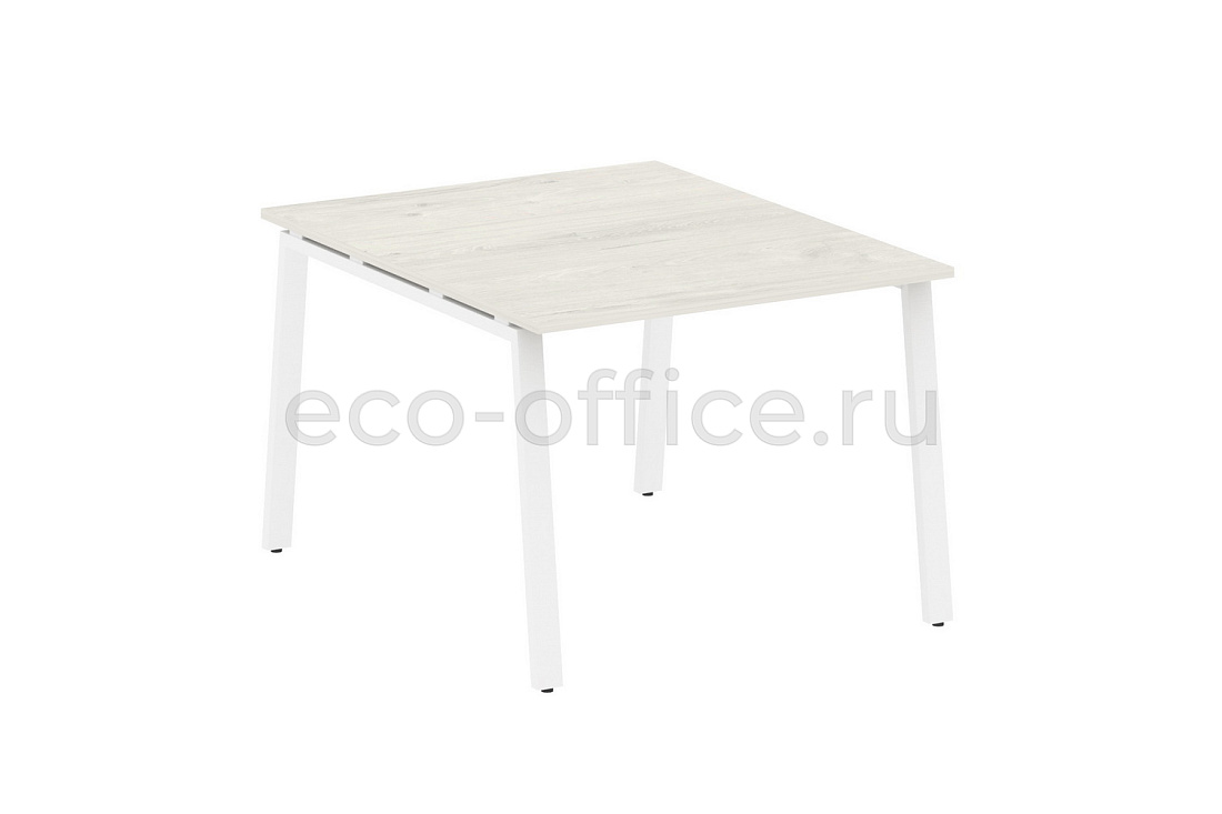 Стол переговорный (1 столешница) METAL SYSTEM STYLE БА.ПРГ-1.1 Дуб Наварра / Белый металл  стоимость