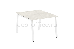 Стол переговорный (1 столешница) METAL SYSTEM STYLE БА.ПРГ-1.1 Дуб Наварра / Белый металл фото