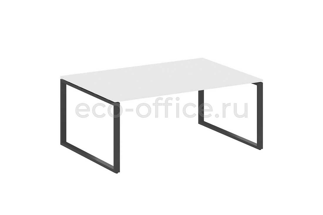 Стол переговорный (1 столешница) METAL SYSTEM STYLE БО.ПРГ-1.5 Белый / Антрацит металл  стоимость
