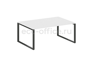 Стол переговорный (1 столешница) METAL SYSTEM STYLE БО.ПРГ-1.5 Белый / Антрацит металл фото
