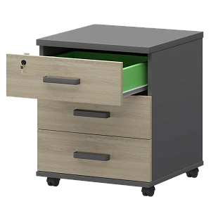 Тумба подкатная Protech СМТ-3П Тип1 Графит/Кронберг фото