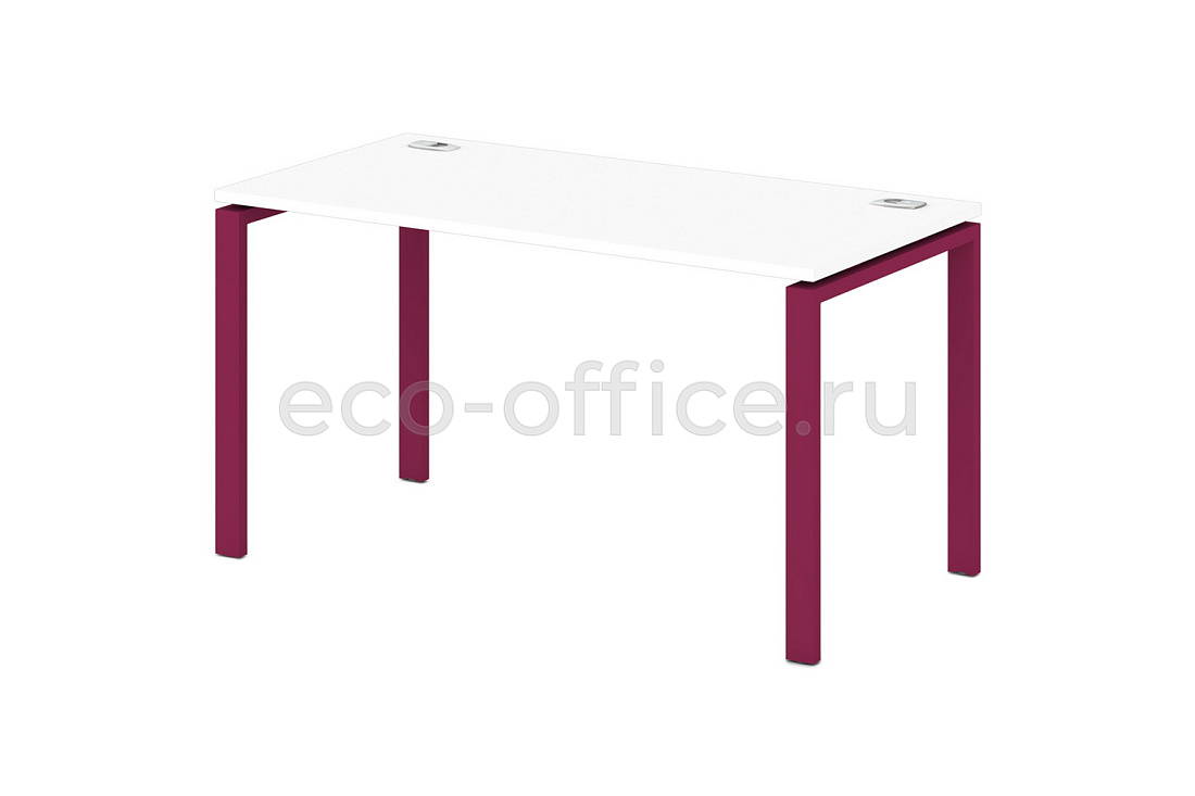 Стол на металлокаркасе 60*30 SENTIDA COLOR S-32 Малина  стоимость