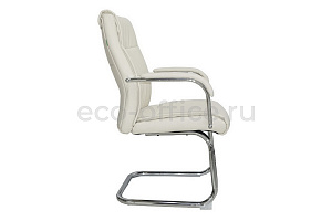 Конференц-кресло RV Chair ATOM 9249-4 Бежевая экокожа фото