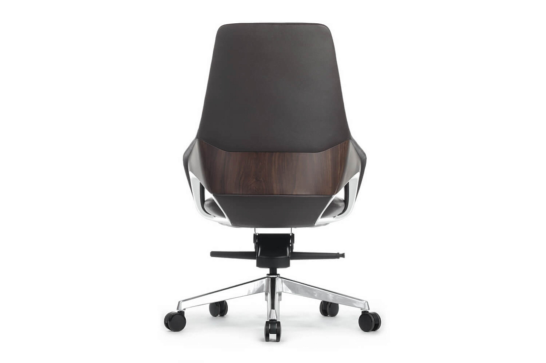 Кресло руководителя RV Design AURA-M FK005-B Тёмно-коричневая кожа стоимость