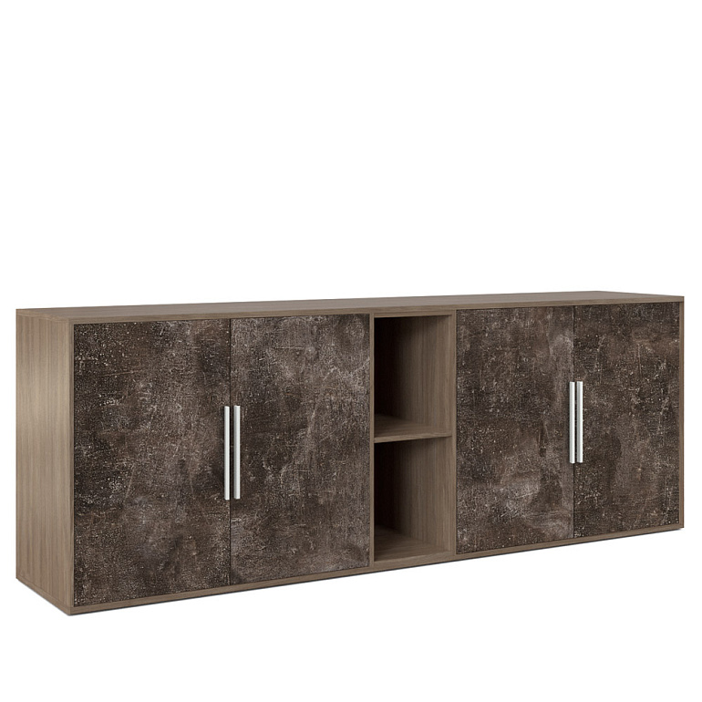 шкаф низкий 4 створки, с нишей b-tone btn36153042 фото