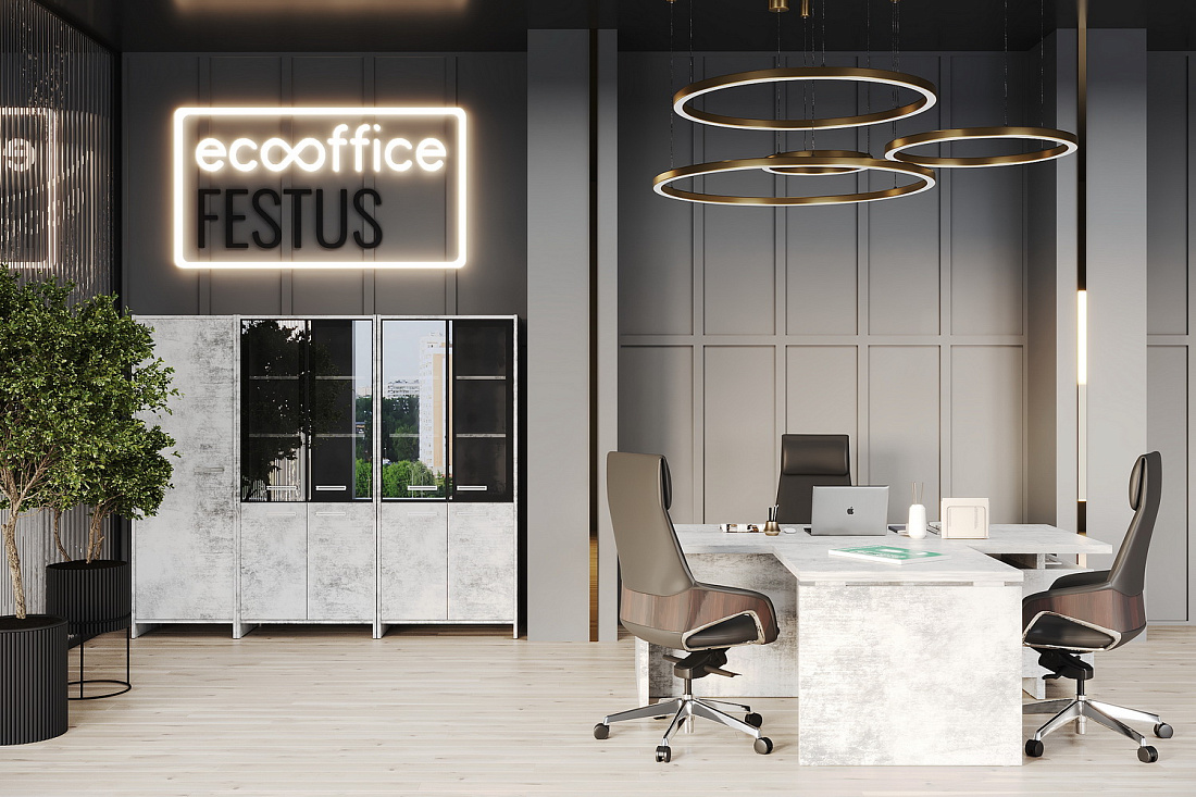 Кабинет руководителя FESTUS Хромикс Белый  стоимость