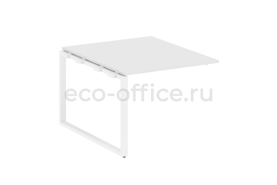 Проходной наборный элемент переговорного стола METAL SYSTEM STYLE БО.ППРГ-1 Белый / Белый металл  стоимость