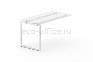 Металлокаркас на O-образной опоре 40x40 для наборного элемента 1000*720 Белый металл фото