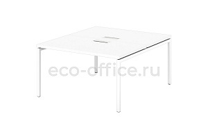 Стол-тандем на металлокаркасе SENTIDA MAX S-521 Белый фото