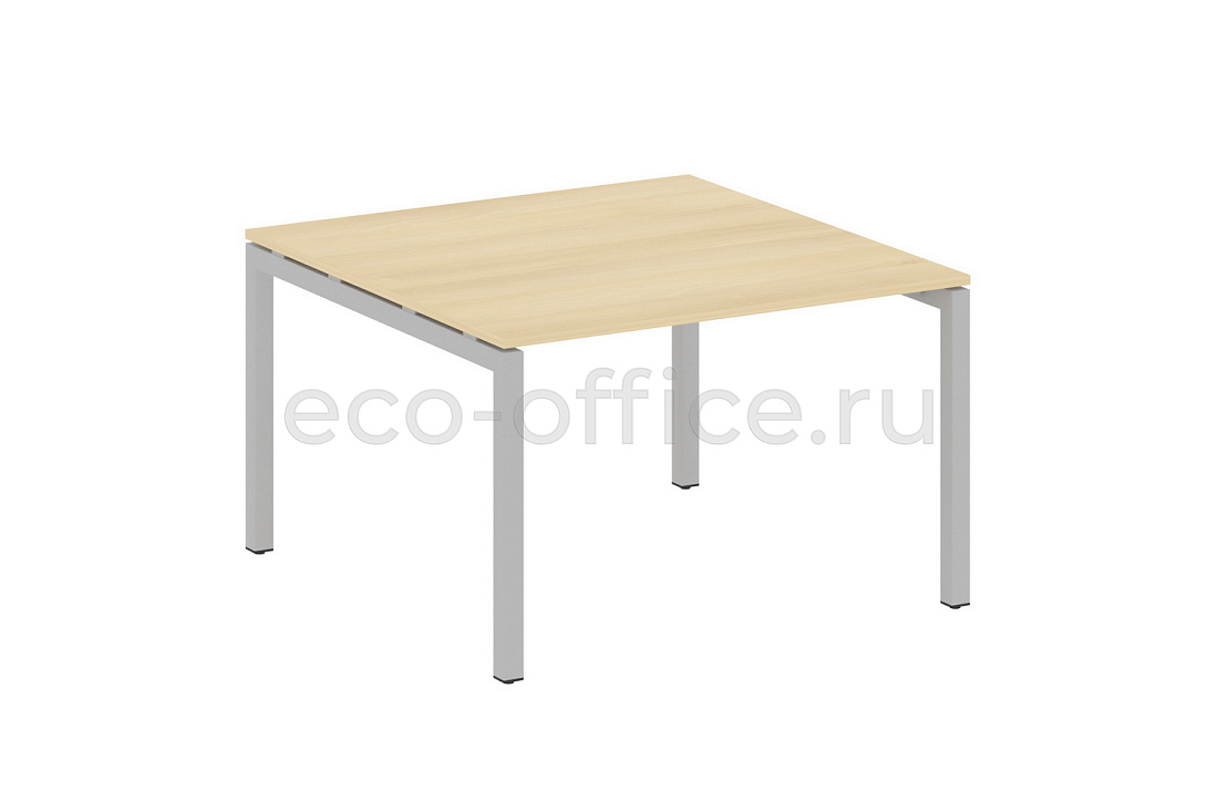 Стол переговорный (1 столешница) METAL SYSTEM QUATTRO 5x5 50БП.ПРГ-1.2 Акация Лорка / Серый металл  стоимость