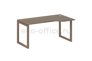 Стол криволинейный правый METAL SYSTEM QUATTRO 5x5 50БО.СА-1 Пр Вяз Благородный / Мокко металл фото