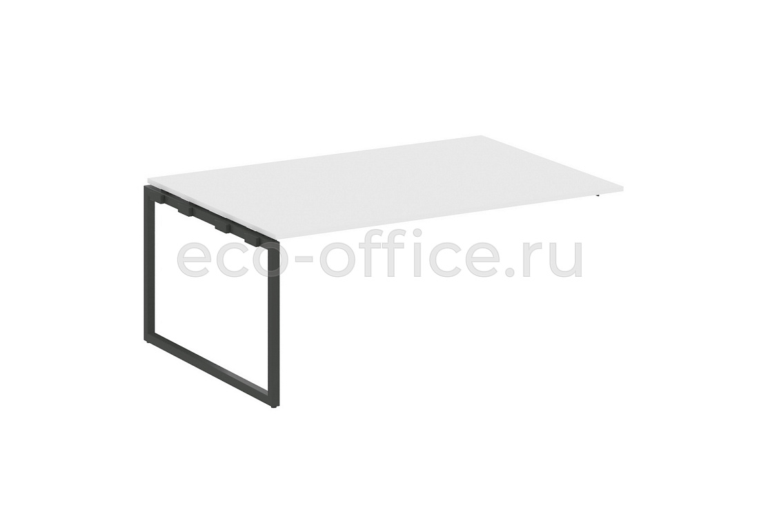 Проходной наборный элемент переговорного стола METAL SYSTEM QUATTRO 4x4 40БО.ППРГ-5 Белый / Антрацит металл  стоимость