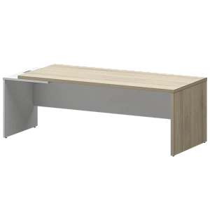 Стол руководителя левый Protech KZ-22L Кронберг/Белый фото