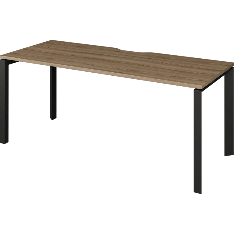 стол на металлокаркасе protech нтмп.п-200 дуб сафари/антрацит фото