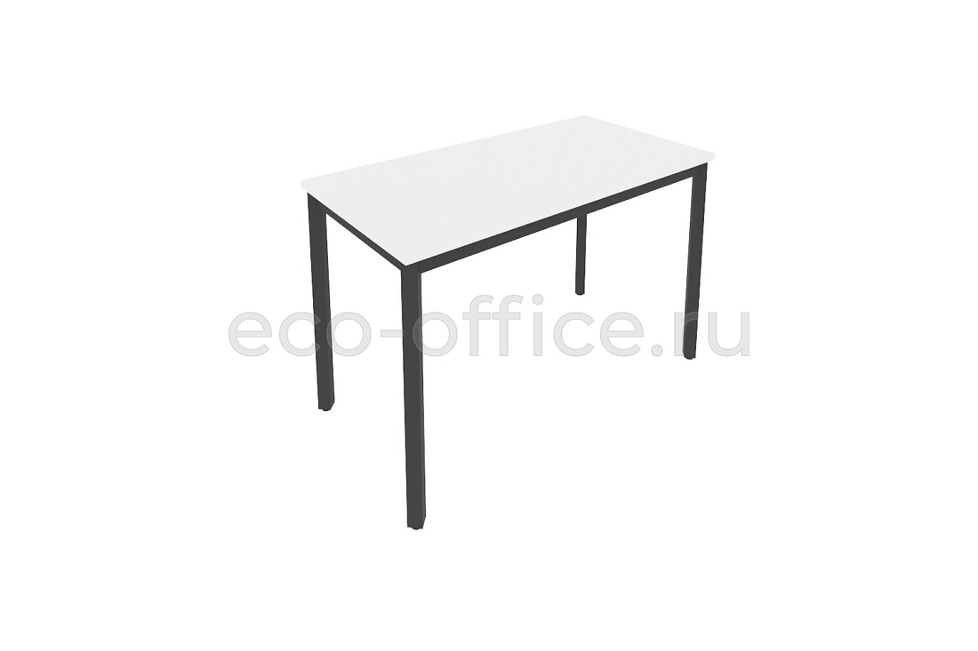 Стол письменный на металлокаркасе SLIM SYSTEM С.СП-4.1 Белый / Антрацит металл купить в Москве