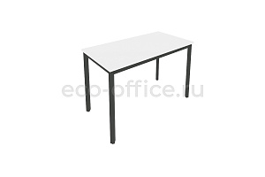Стол письменный на металлокаркасе SLIM SYSTEM С.СП-4.1 Белый / Антрацит металл фото