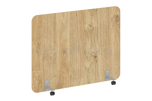 Перегородка на металлических опорах, на роликах R-LINE DP.R-160-120 Тиквуд Светлый фото