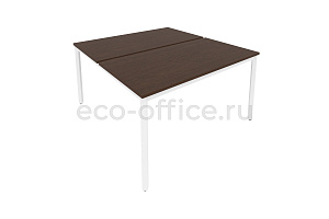 Рабочая станция на металлокаркасе SLIM SYSTEM С.СП-5.3 Венге Цаво / Белый металл фото