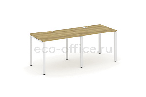 Рабочая станция на 2 места CONCEPT CN.ORS-001 Дуб Винченцо / Белый металл фото