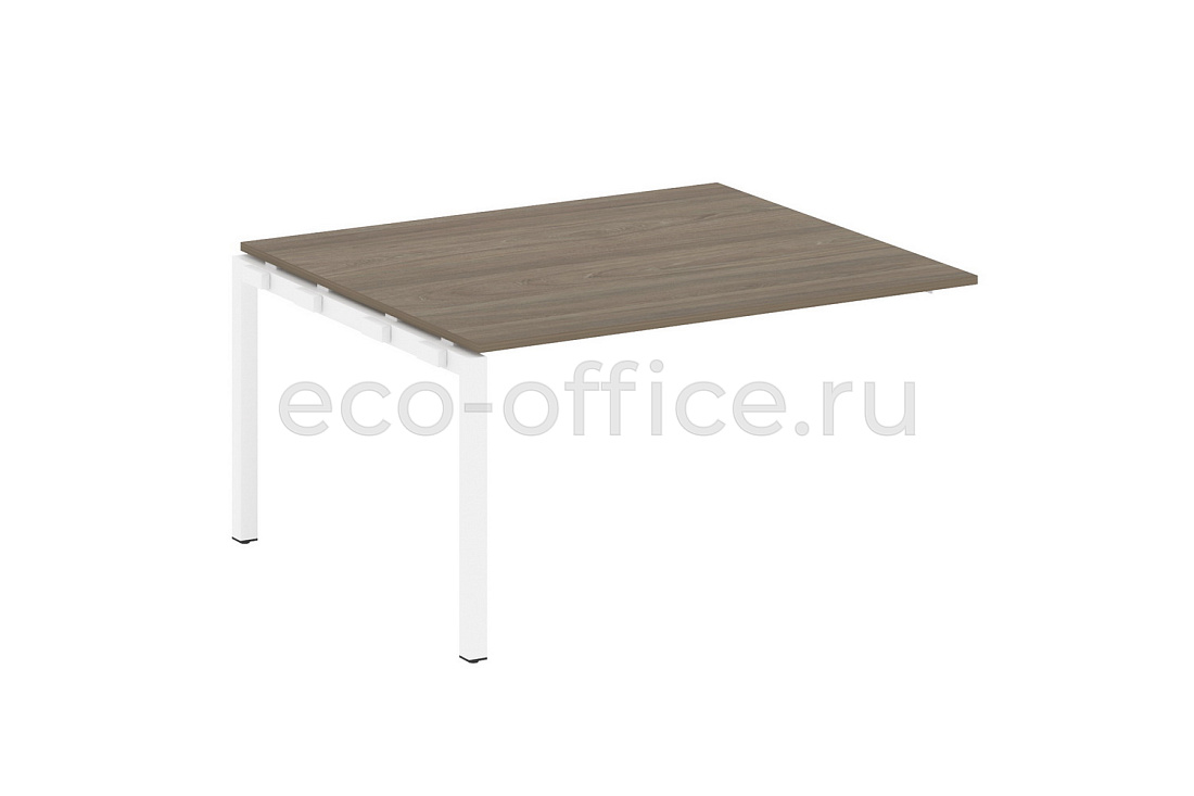 Проходной наборный элемент переговорного стола METAL SYSTEM QUATTRO 5x5 50БП.ППРГ-3 Вяз Благородный / Белый металл  стоимость