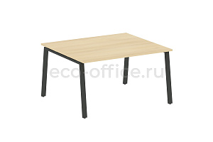 Стол переговорный (1 столешница) METAL SYSTEM STYLE БА.ПРГ-1.3 Акация Лорка / Антрацит металл фото