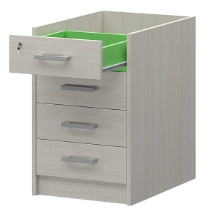 Корпус тумбы приставной Protech АТ-07 Ясень шимо фото