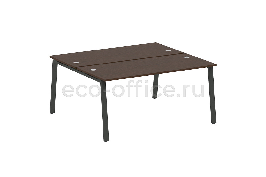 Рабочая станция METAL SYSTEM STYLE БА.РАС-СП-2.4 Венге Цаво / Антрацит металл  стоимость