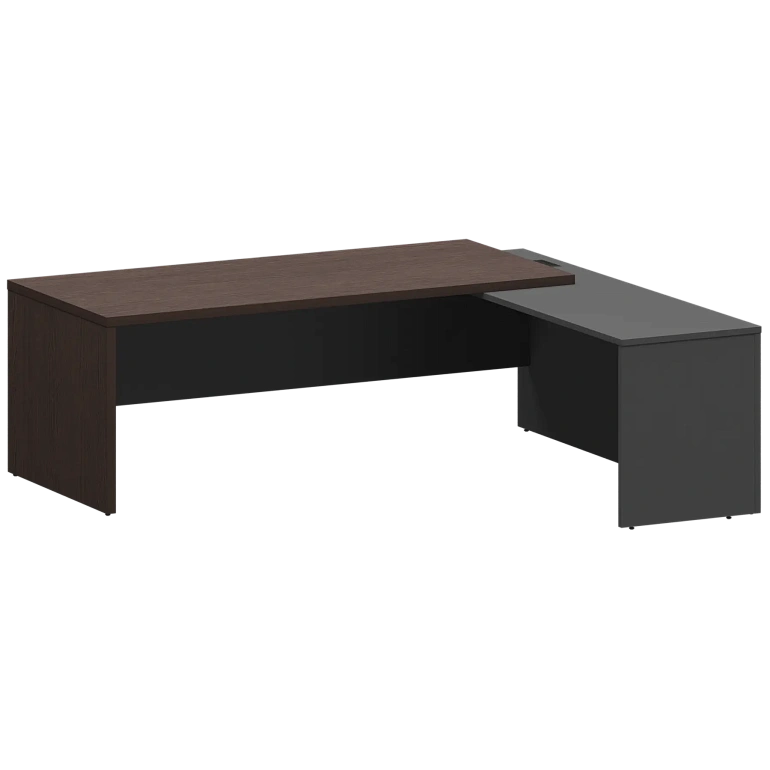 стол руководителя правый protech kzp-22r дуб венге/графит фото