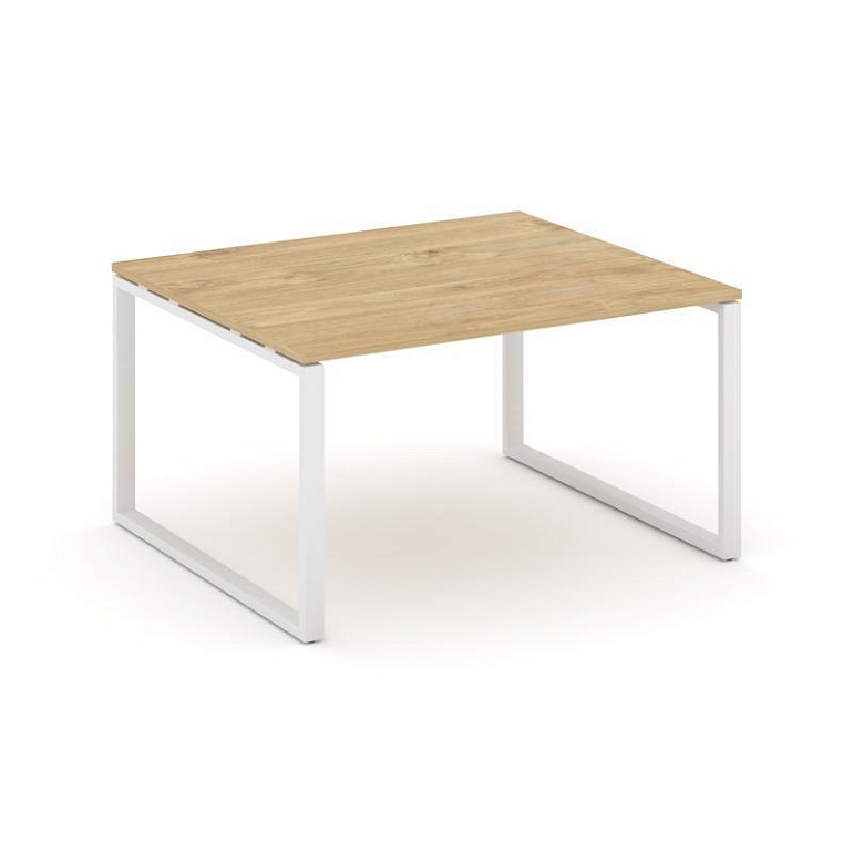 стол переговорный style project sn-6o.sprg-032.3 тиквуд светлый/металл белый фото