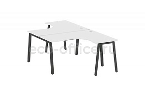 Рабочая станция криволинейная METAL SYSTEM STYLE БА.РАС-СА-2.3 Белый / Антрацит металл фото