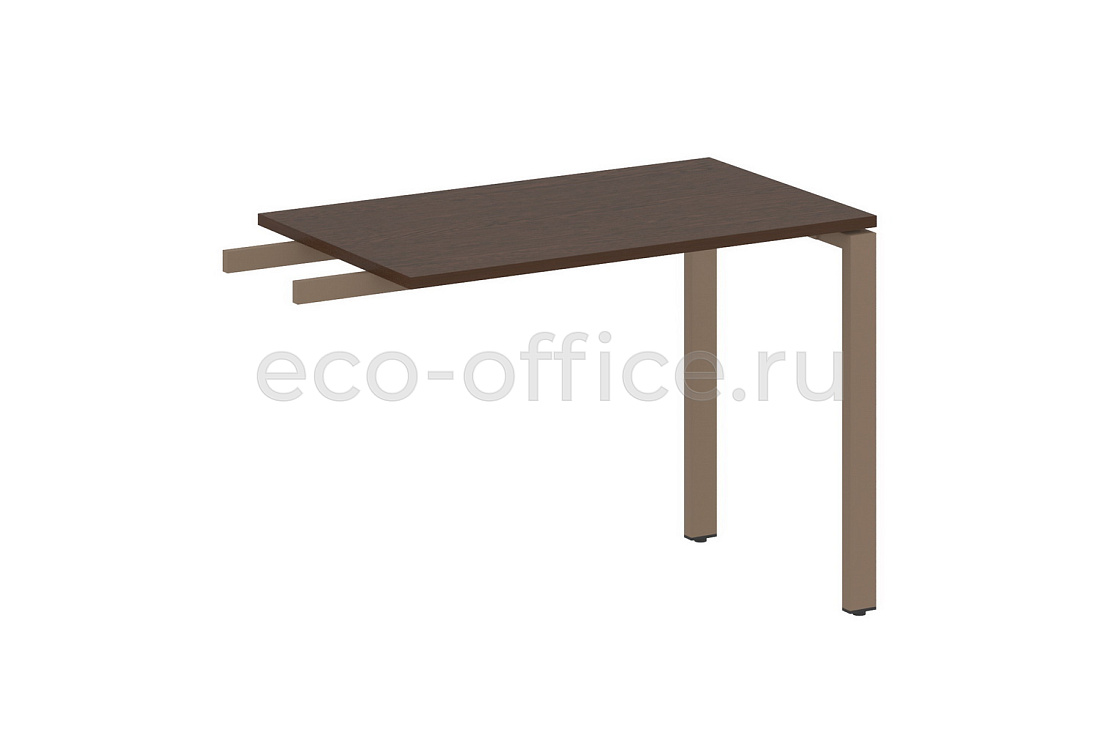 Приставной элемент на П-образном м/к METAL SYSTEM STYLE БП.ПР-3 Венге Цаво / Мокко металл  стоимость