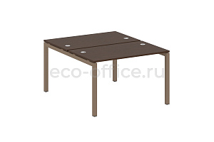 Рабочая станция METAL SYSTEM QUATTRO 5x5 50БП.РАС-СП-2.2 Венге Цаво / Мокко металл фото