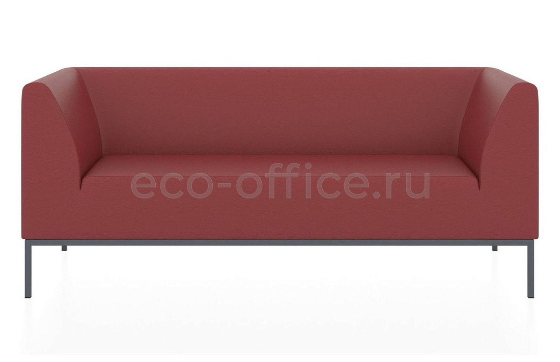 Трехместный диван УЛЬТРА 2.0 экокожа Euroline 960 Красный купить в Москве