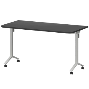 Стол мобильный складной радиусный Protech МБ25-140.70Р Графит/Белый фото