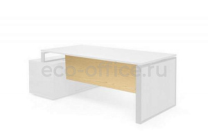 Передняя панель стола с опорной тумбой EXE 101 521 OAK Дуб Светлый фото