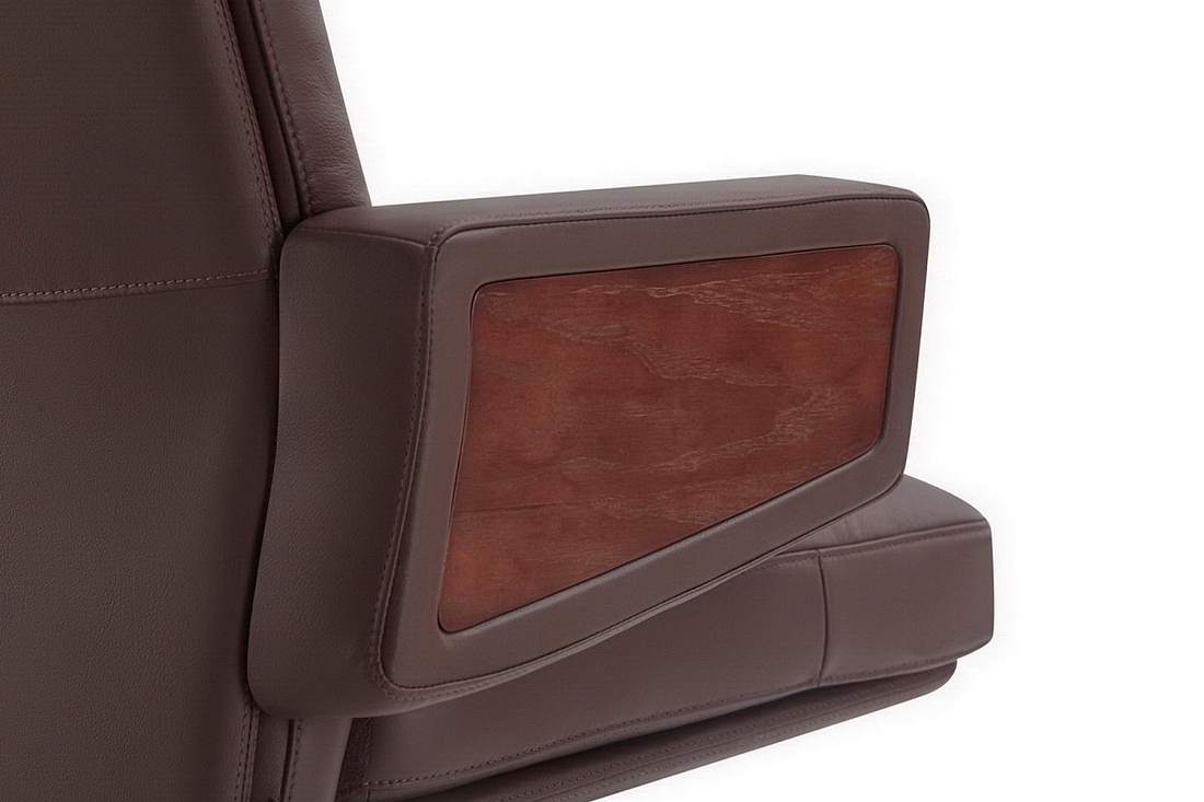 кресло руководителя rv design rafael-m b2119 коричневая кожа фото