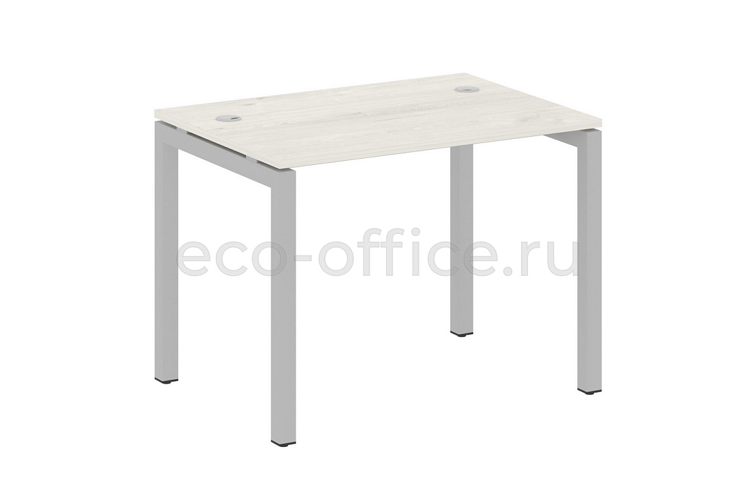 Стол письменный METAL SYSTEM QUATTRO 5x5 50БП.СП-1 Дуб Наварра / Серый металл купить в Москве