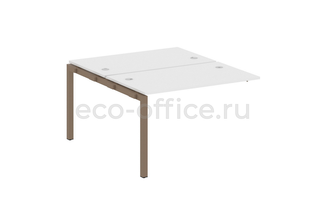 Проходной наборный элемент METAL SYSTEM QUATTRO 5x5 50БП.ПРС-СП-2.2 Белый / Мокко металл купить в Москве